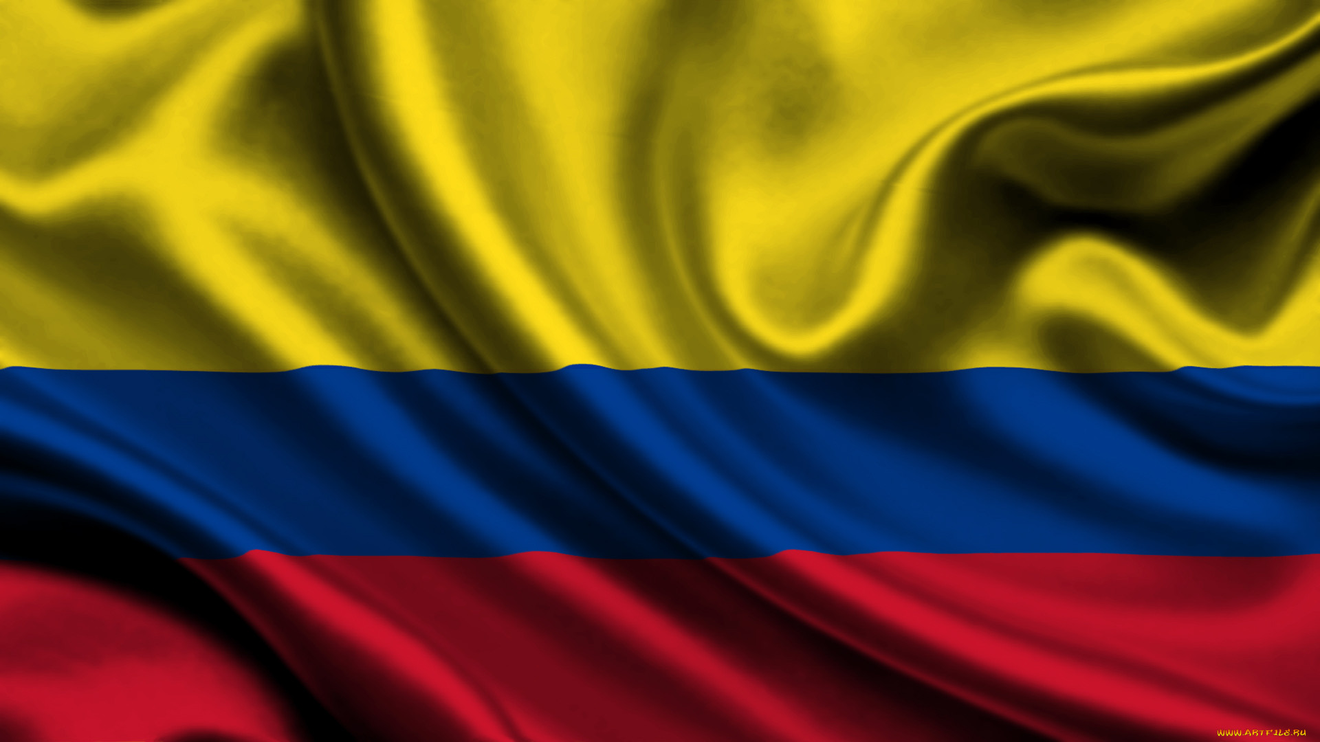 , , , satin, colombia, , flag